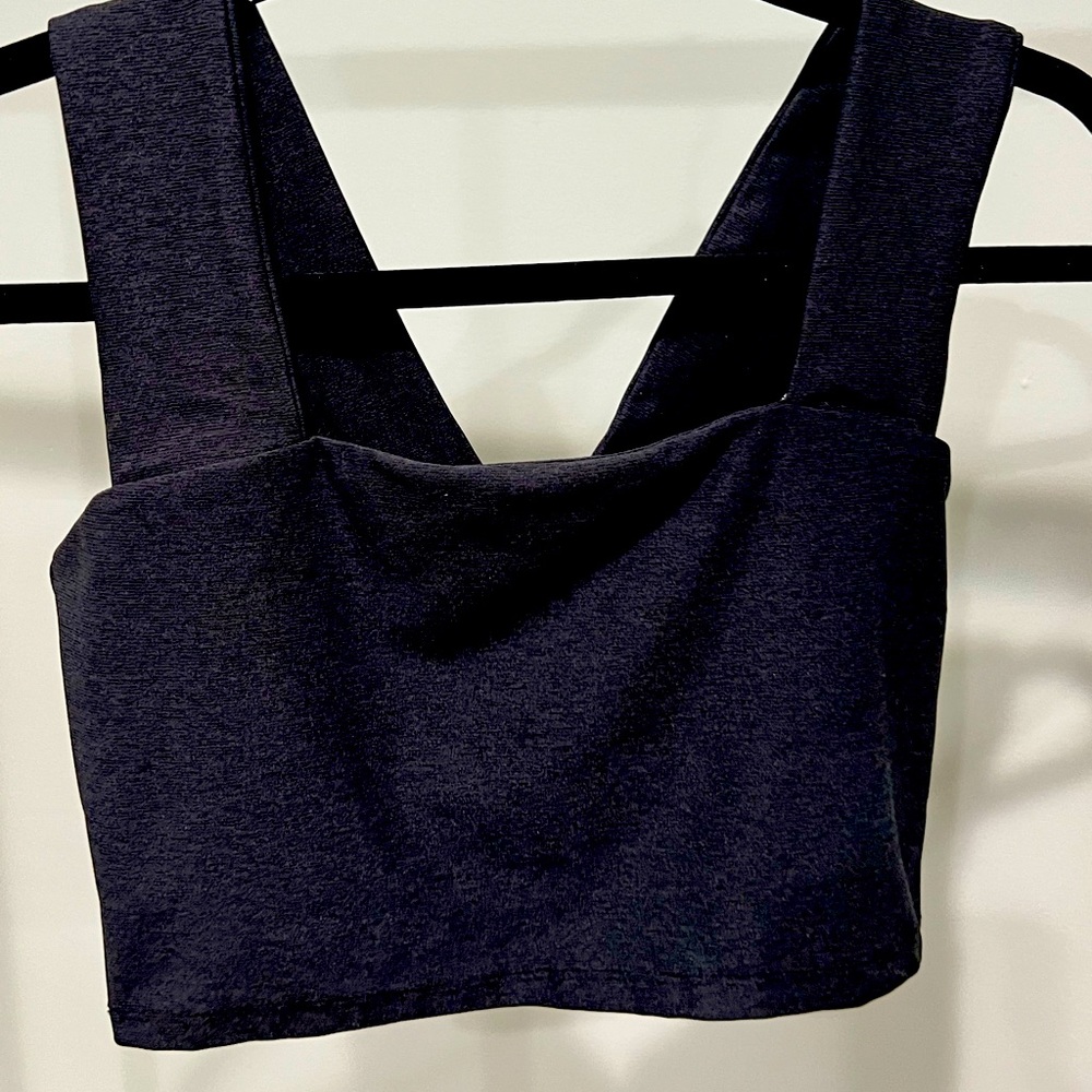 COED black, crop top. Size small